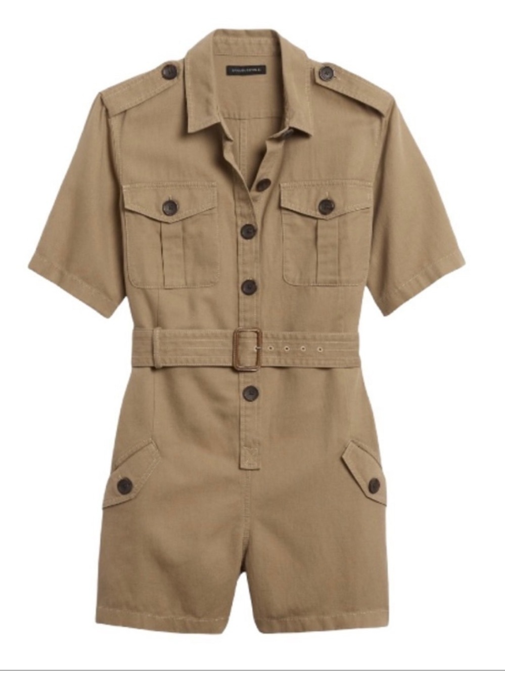 Archive Reissue Heritage Safari Belted Romper by Banana Republic 8 - Picture 2 of 11